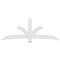 Ekena Millwork Davenport Architectural Grade PVC Gable Bracket, 96"W x 36"H x 2"D x 6"F, 9/12 Pitch GBP096X36X0206DAV00 - alternate 4